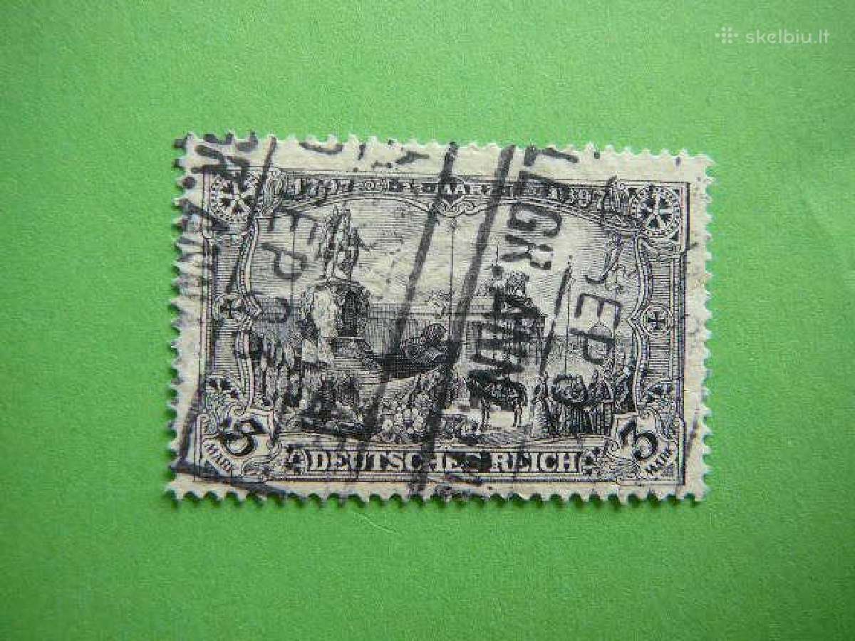 Standartai Vokietija 1902 3m vkt80a