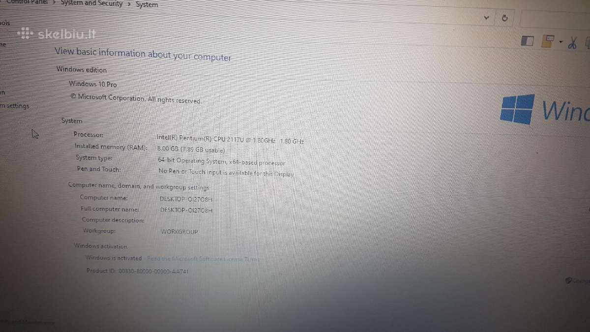 Acer aspire E1-530 - nuotraukos Nr. 2