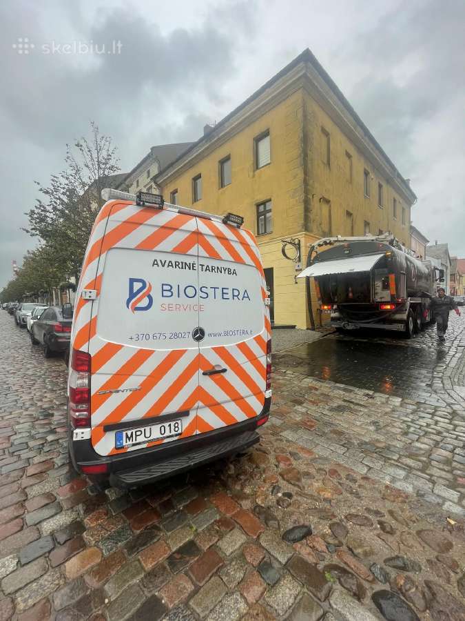 Kanalizacijos atkimšimas vamzdynų valymas plovimas