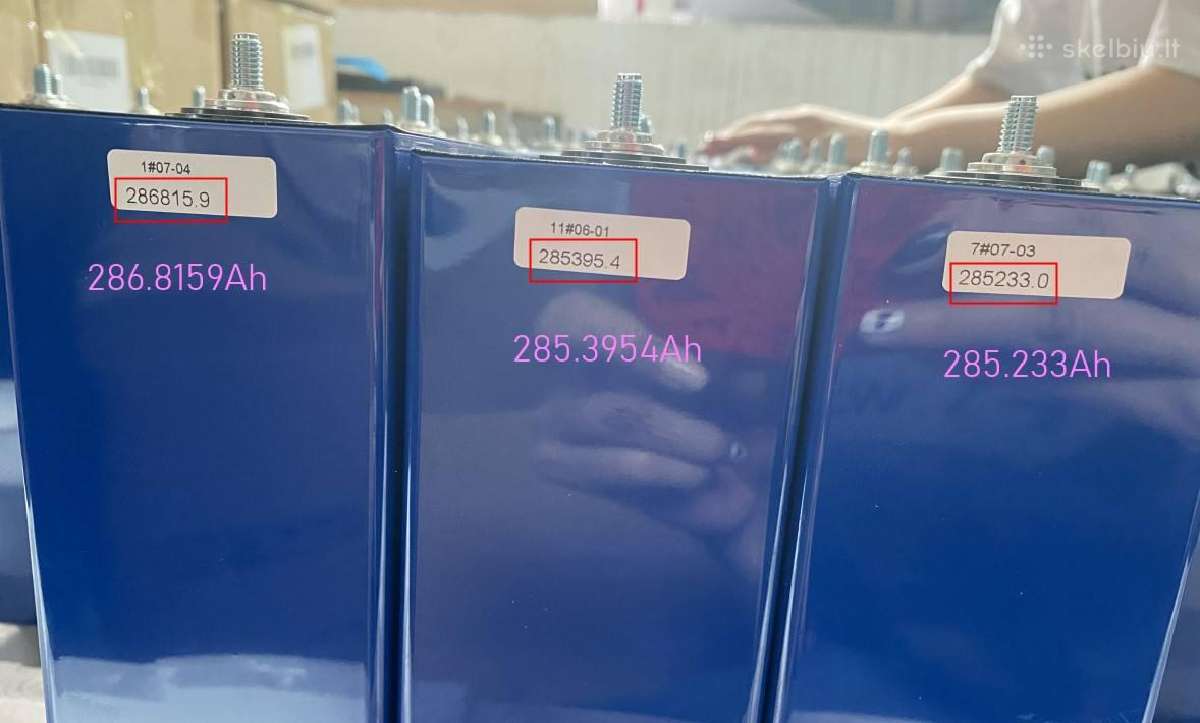 Lifepo4 Mb31,314ah - Eve280ah- Hithium 280ah - nuotraukos Nr. 20