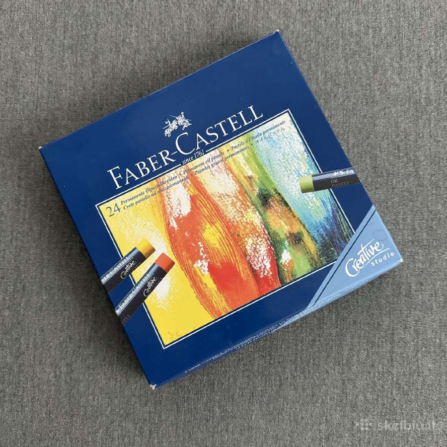 Faber-castell aliejinės kreidelės, 24 spalvų - nuotraukos Nr. 2