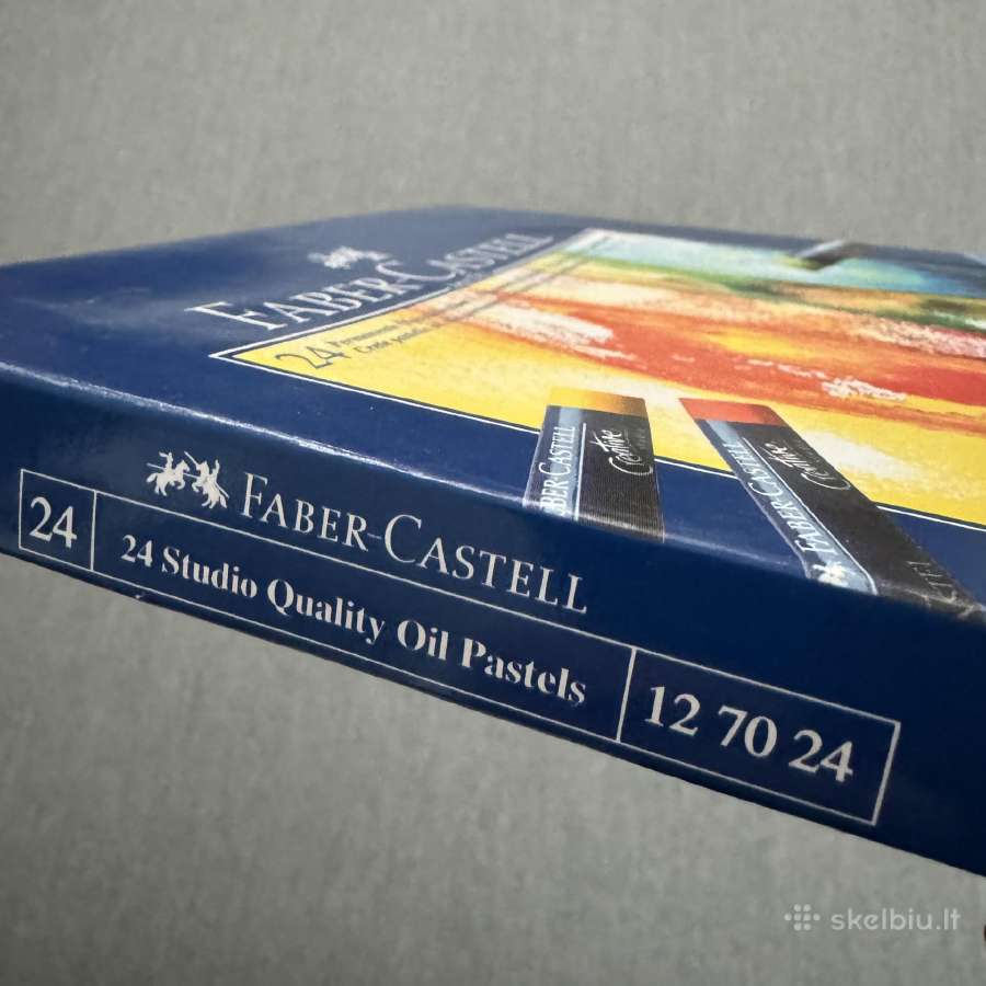 Faber-castell aliejinės kreidelės, 24 spalvų - nuotraukos Nr. 3