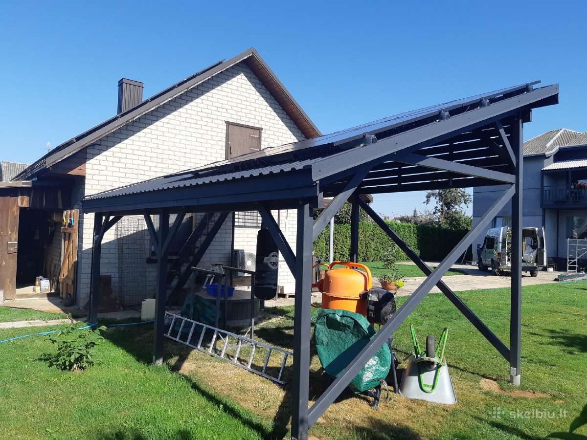 Mediniai statiniai. Stogai. Tvoros - nuotraukos Nr. 4