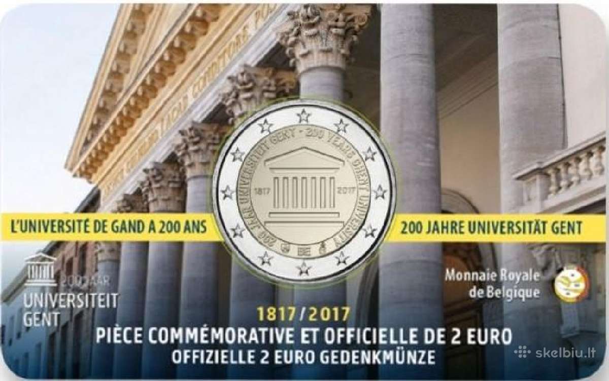 Belgijos proginės euro monetos - nuotraukos Nr. 21