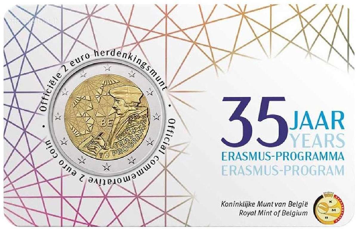 Belgijos proginės euro monetos - nuotraukos Nr. 10