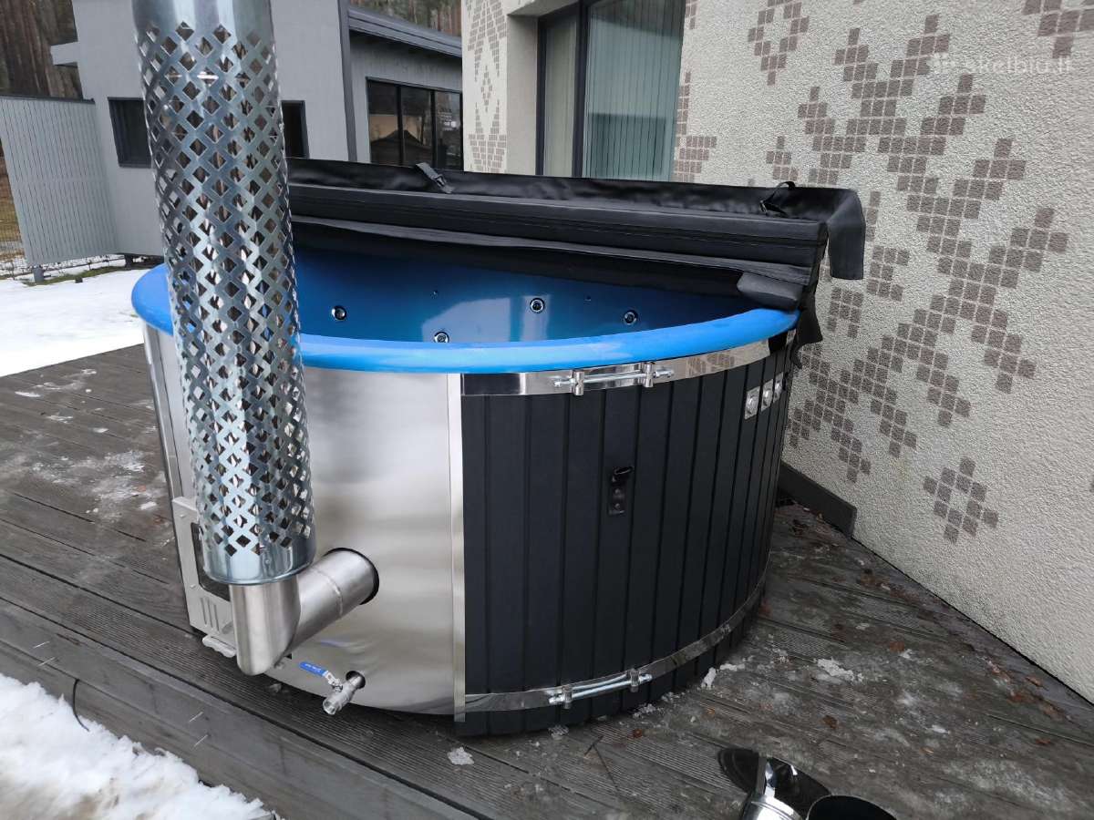 Aukštos kokybės kubilas su integruota krosnele - nuotraukos Nr. 2
