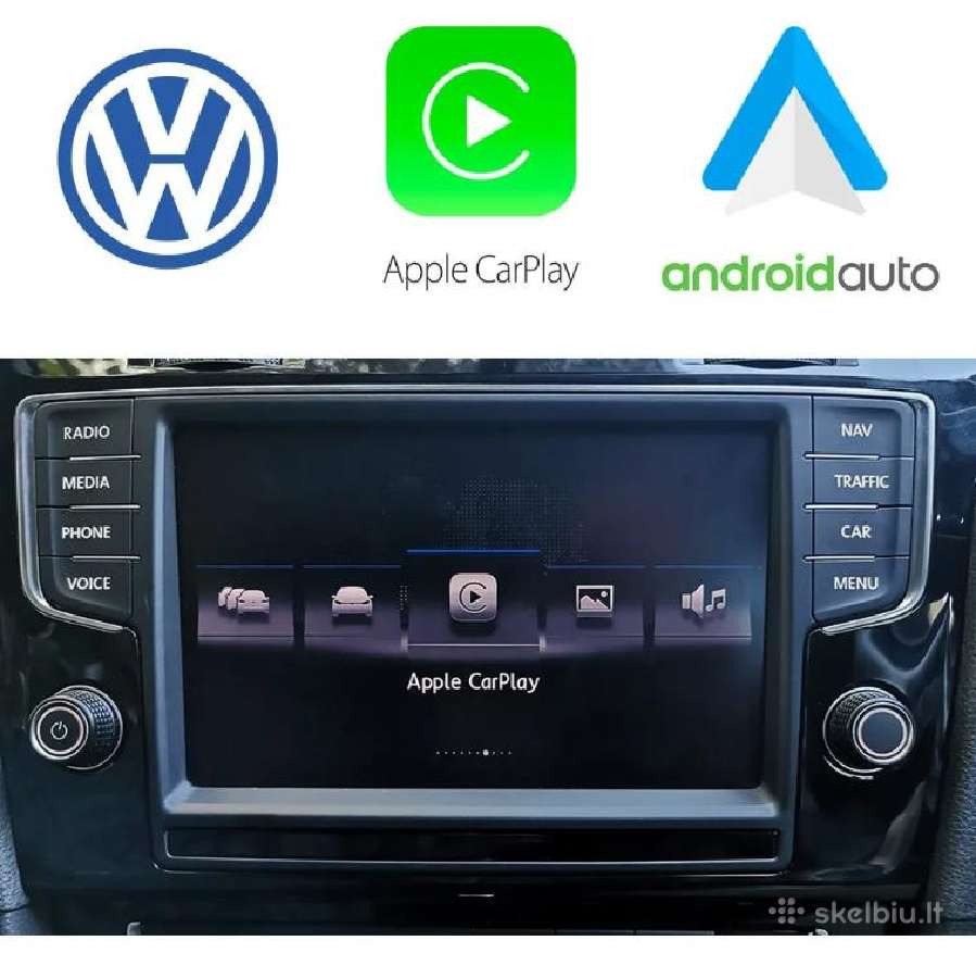 Carplay, Android Auto aktyvacija į Mib2 Vw , LCD - nuotraukos Nr. 3