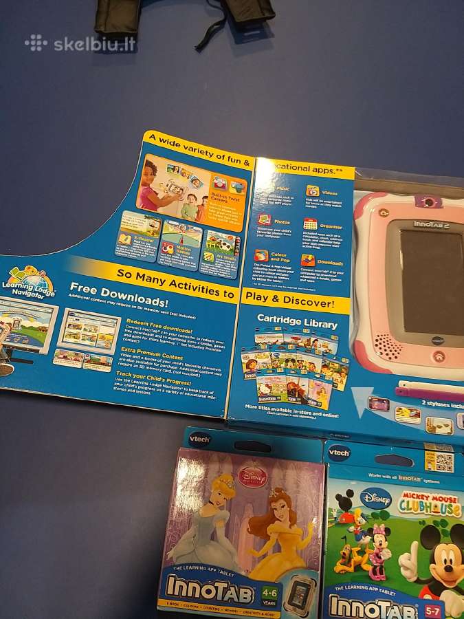 Vtech Innotab 2 vaikiskas kompiuteris, plansete - nuotraukos Nr. 2
