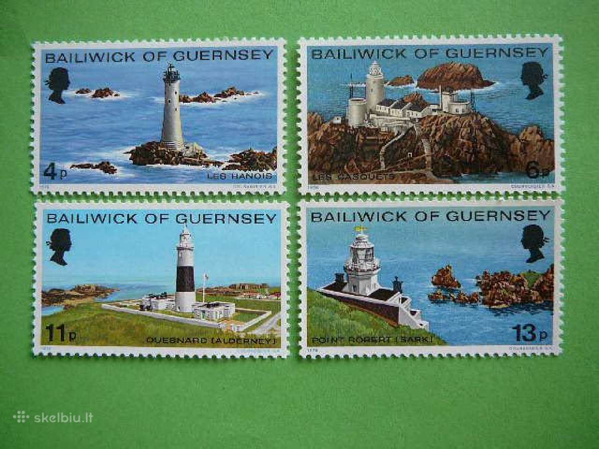 Svyturiai Guernsey (UK) 1976 grs129