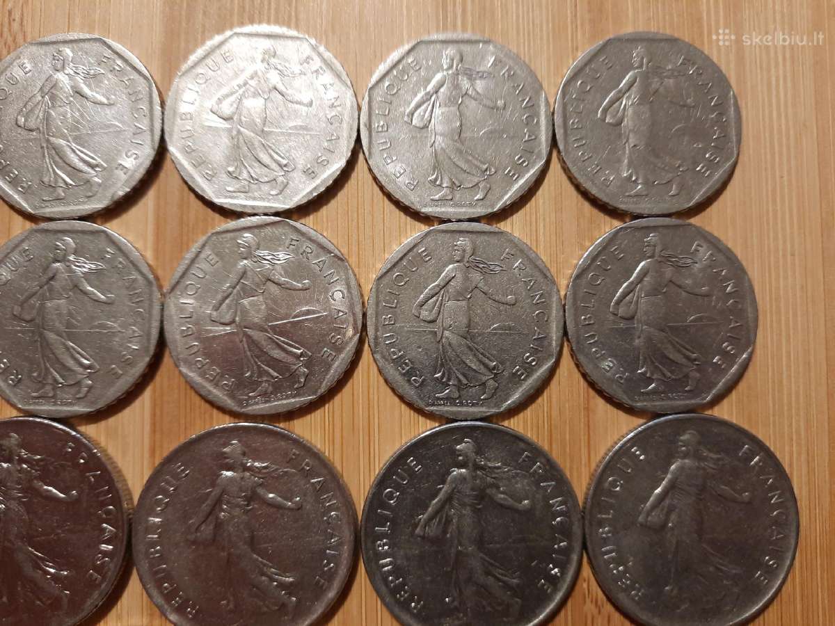 Frankai Prancūzija rinkinukas 1960-1992 - nuotraukos Nr. 8