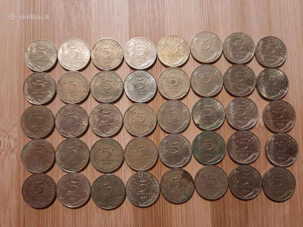 5 Sentimai Prancūzija rinkinukas 1966-1990 - nuotraukos Nr. 6