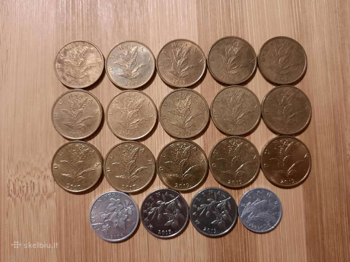 10 lipu rinkinukas 1993-2019 Kroatija