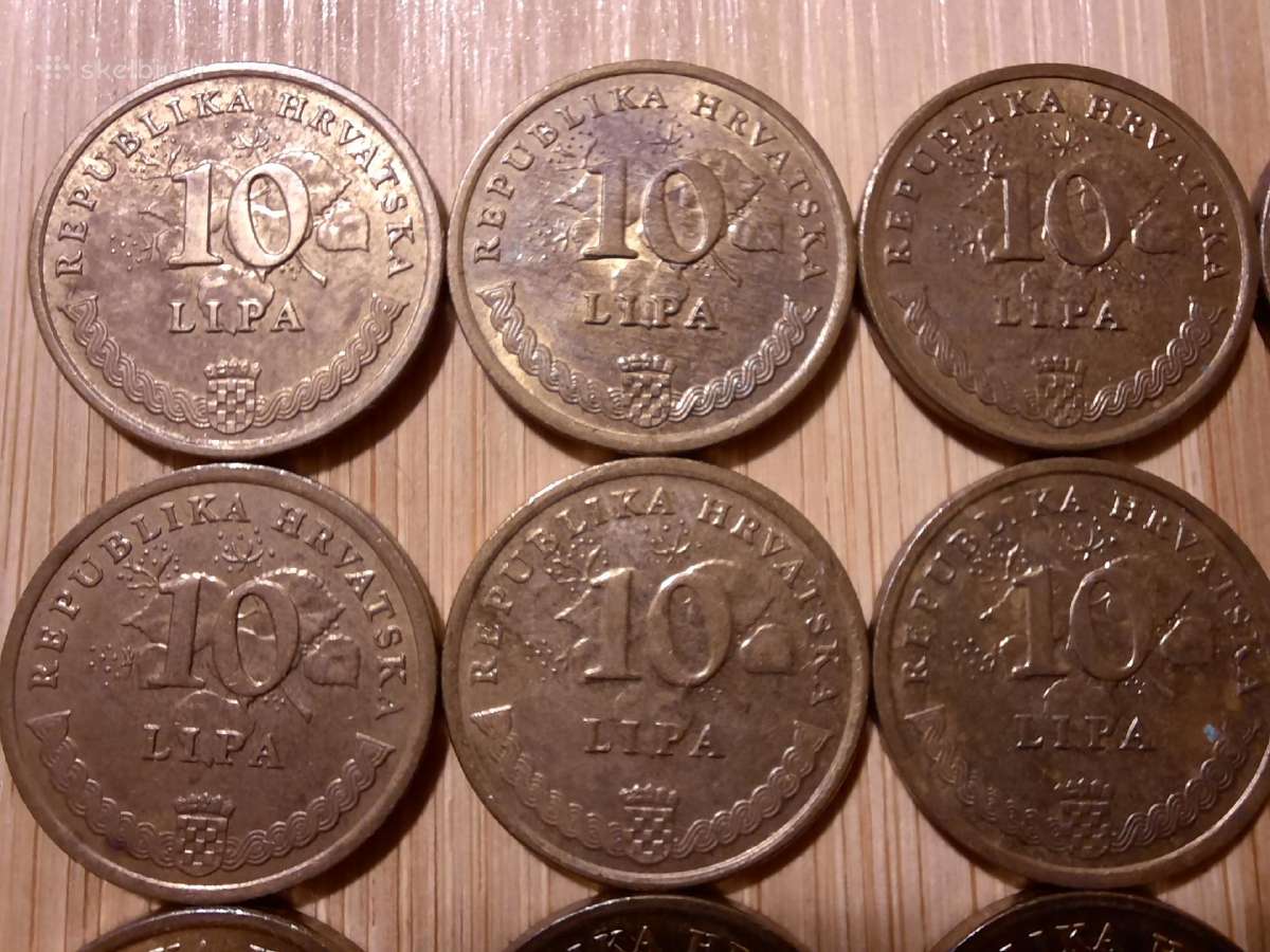 10 lipu rinkinukas 1993-2019 Kroatija - nuotraukos Nr. 7