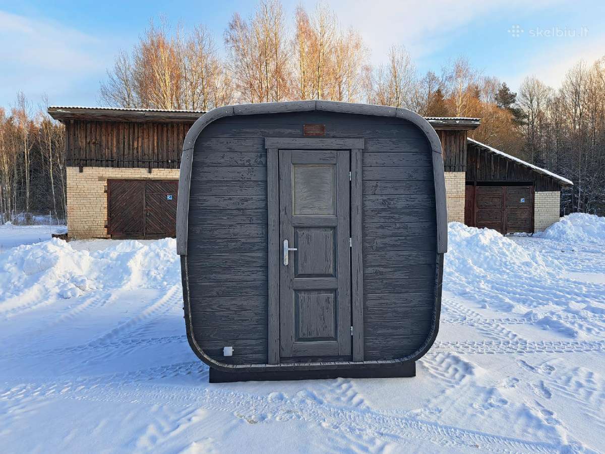 Mobili kvadratinė pirtelė 2,4mx3m Lauko pirtys - nuotraukos Nr. 3