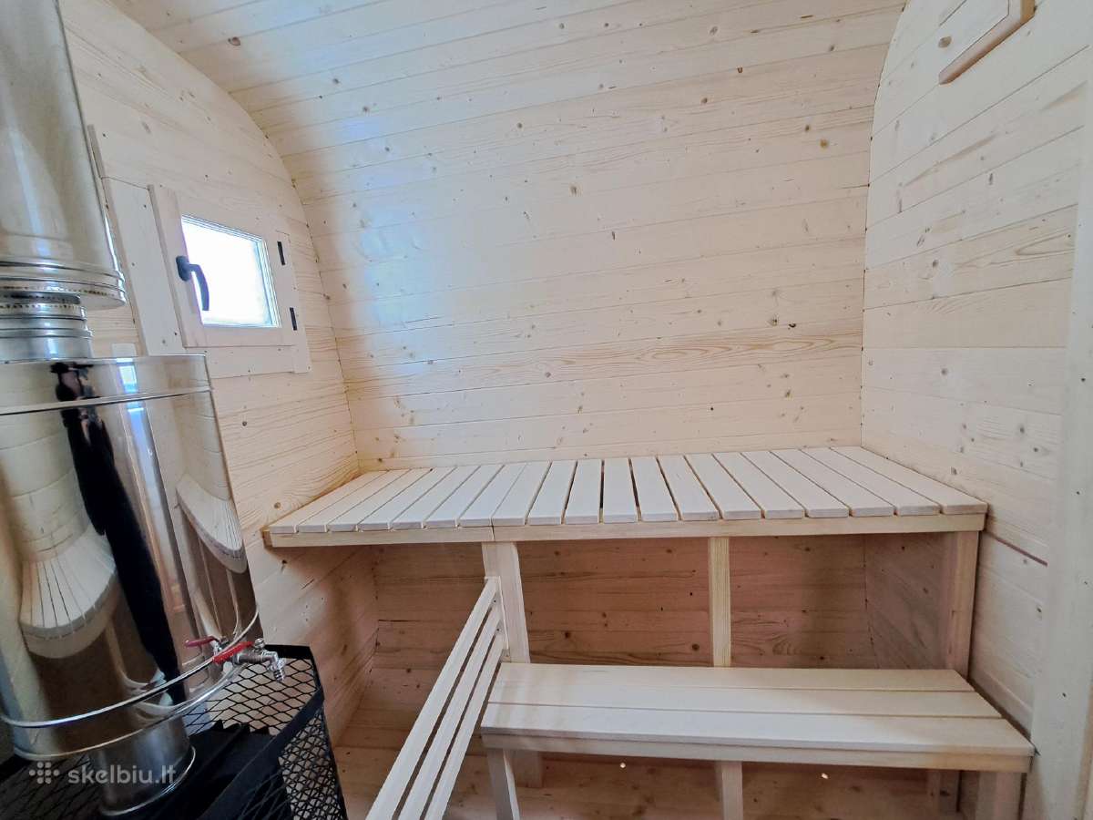 Mobili kvadratinė pirtelė 2,4mx3m Lauko pirtys - nuotraukos Nr. 5