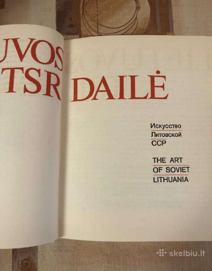 Knyga lietuvos dailė - nuotraukos Nr. 2