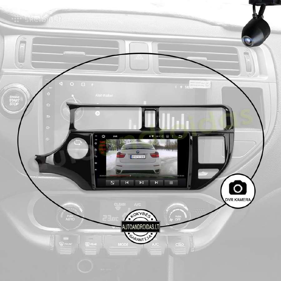 Kia Rio 3 2011-15 Android multimedia GPS/WiFi/usb - nuotraukos Nr. 8