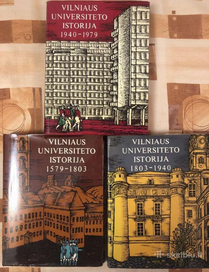 Vilniaus universiteto istorija rinkinys 3 vnt