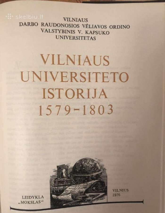 Vilniaus universiteto istorija rinkinys 3 vnt - nuotraukos Nr. 3