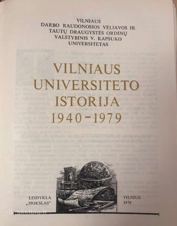 Vilniaus universiteto istorija rinkinys 3 vnt - nuotraukos Nr. 12