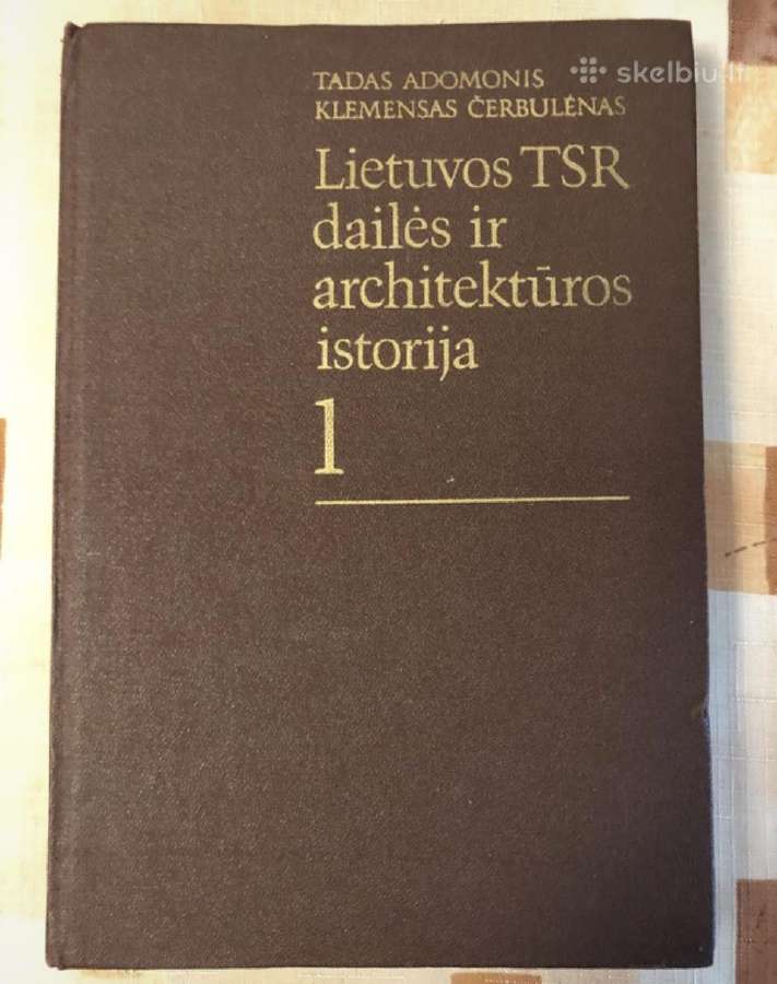 Knyga lietuvos dailės ir architektūros istorija