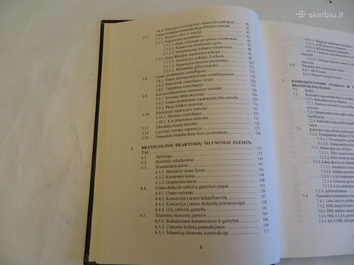 Knyga Branduolinio kuro ciklas J. Gylys 1999 - nuotraukos Nr. 6