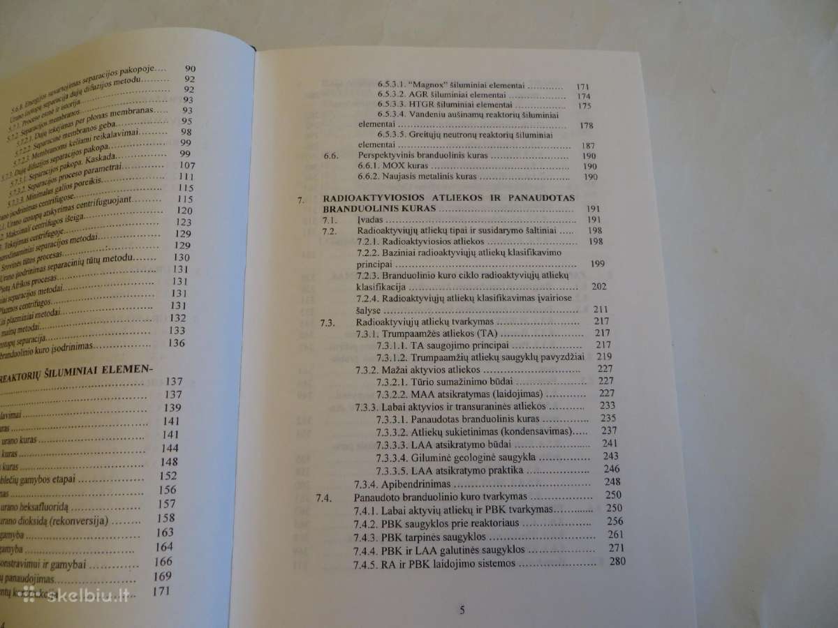 Knyga Branduolinio kuro ciklas J. Gylys 1999 - nuotraukos Nr. 7