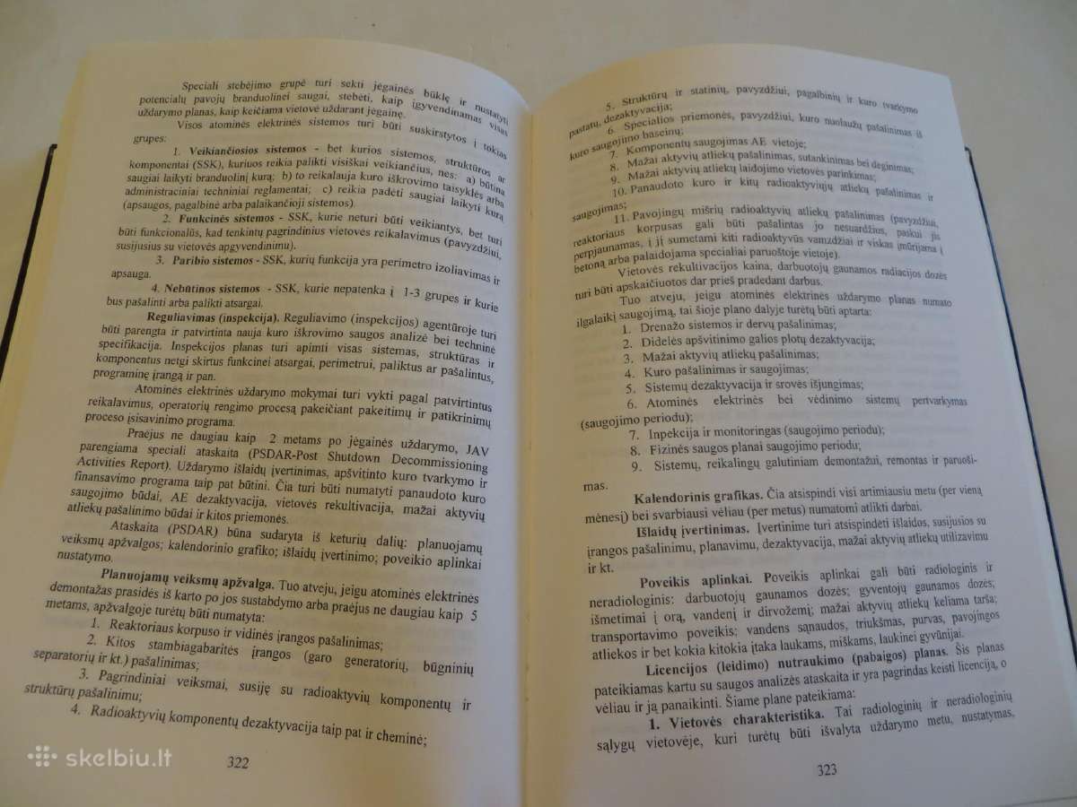 Knyga Branduolinio kuro ciklas J. Gylys 1999 - nuotraukos Nr. 26