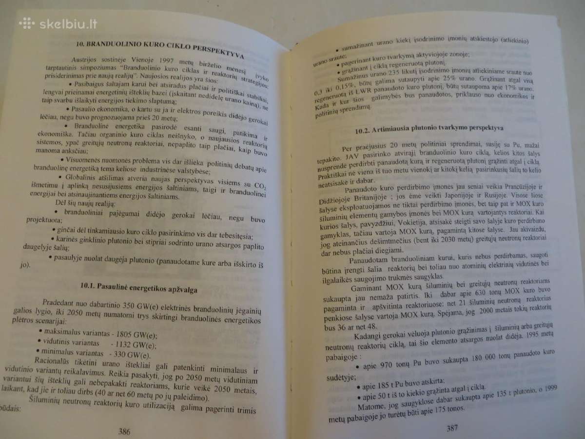 Knyga Branduolinio kuro ciklas J. Gylys 1999 - nuotraukos Nr. 29
