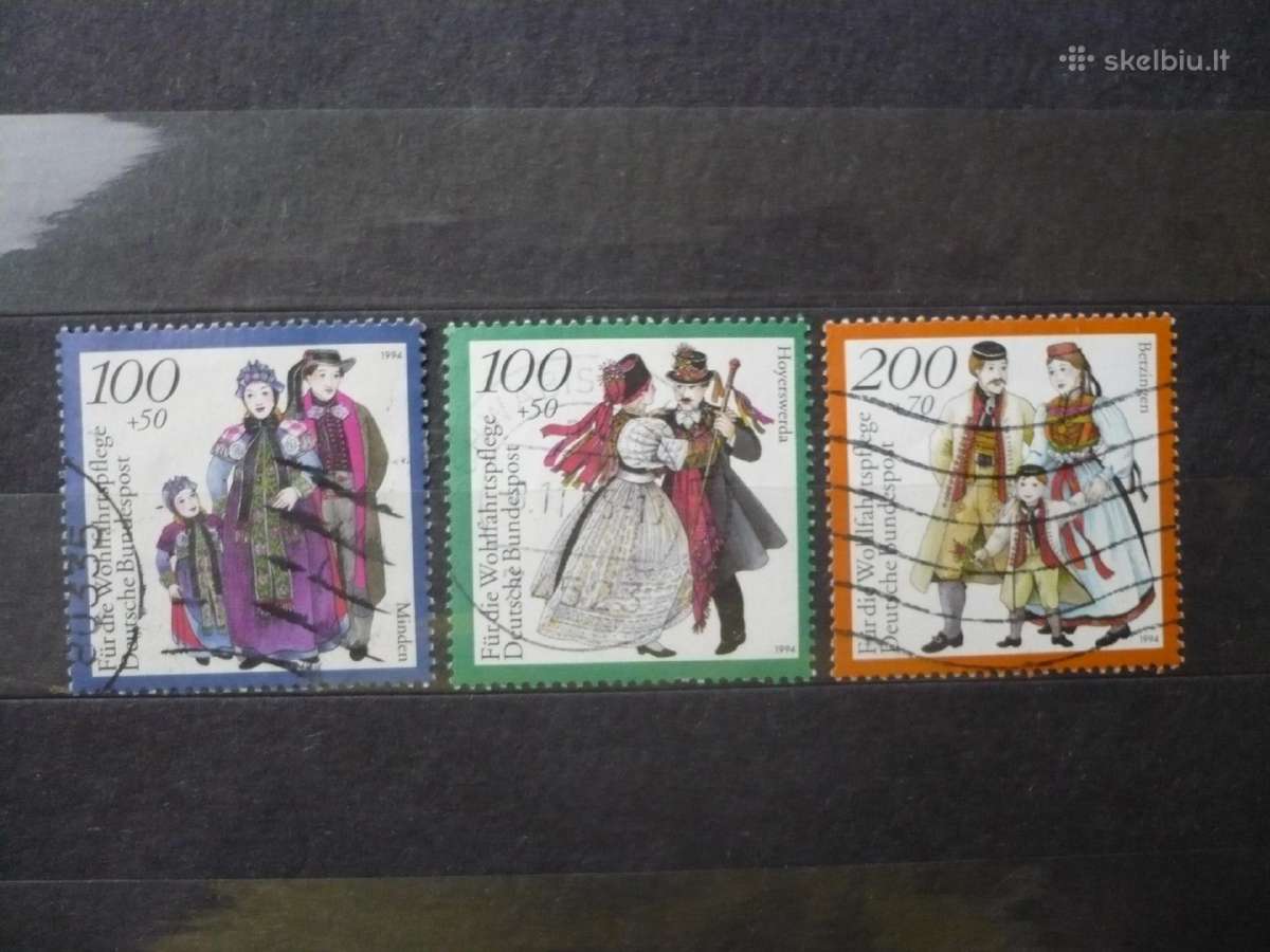 1994 metų labdaros pašto ženklai – kostiumai