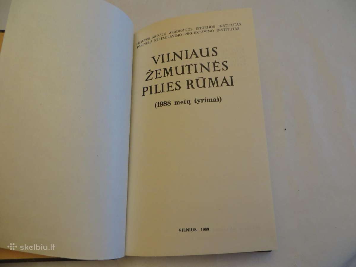 Vilniaus žemutinės pilies rūmai 3 knygos - nuotraukos Nr. 6