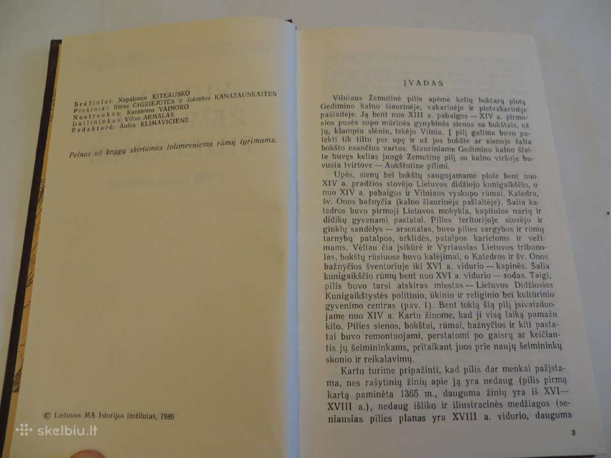 Vilniaus žemutinės pilies rūmai 3 knygos - nuotraukos Nr. 7