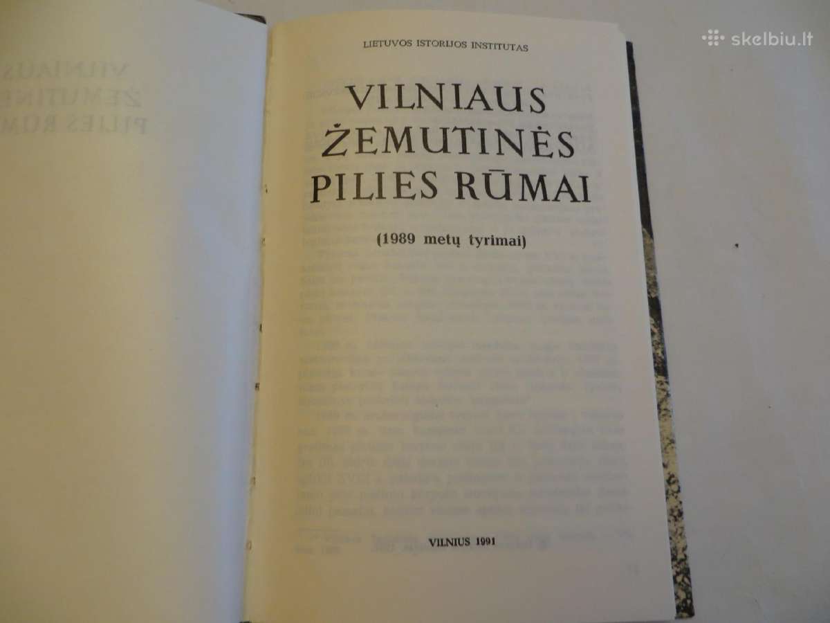 Vilniaus žemutinės pilies rūmai 3 knygos - nuotraukos Nr. 18