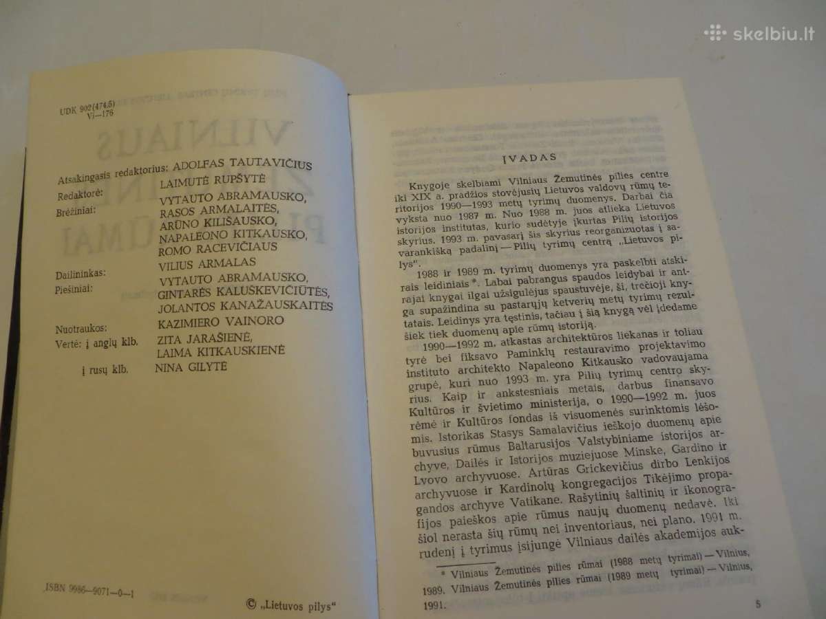 Vilniaus žemutinės pilies rūmai 3 knygos - nuotraukos Nr. 31