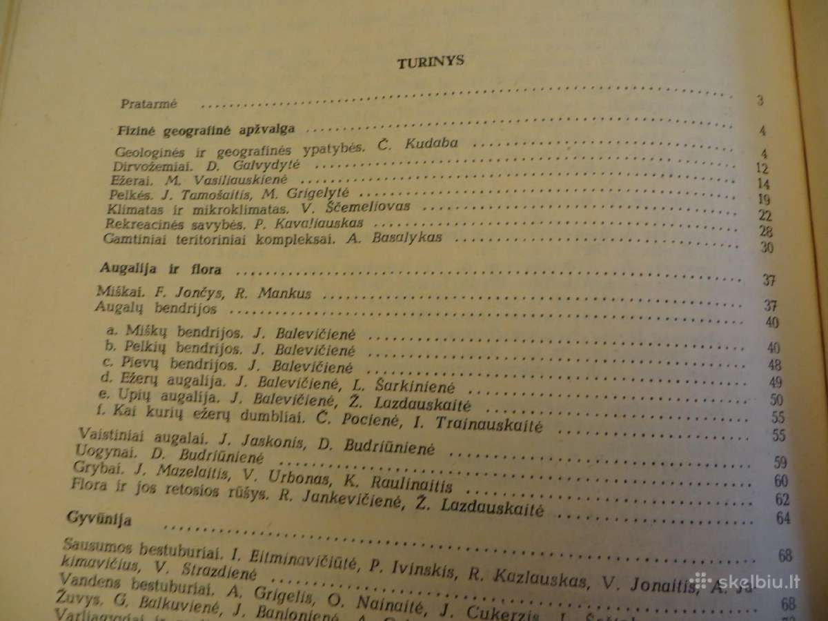 Knyga Lietuvos Tsr nacionalinis parkas 1981 - nuotraukos Nr. 20