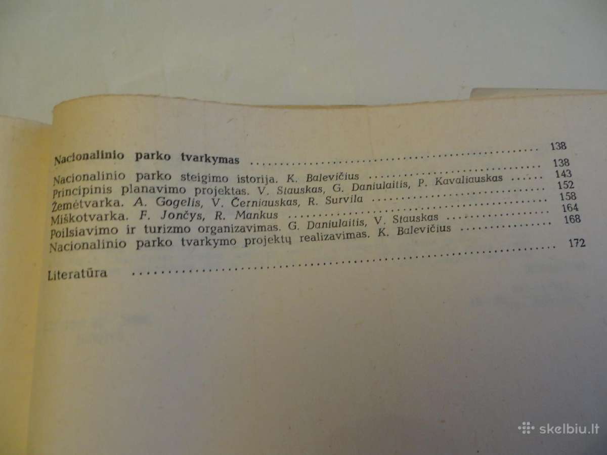 Knyga Lietuvos Tsr nacionalinis parkas 1981 - nuotraukos Nr. 22