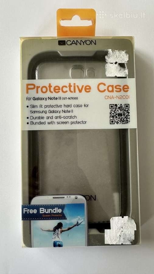 Apsauginis dėklas Samsung Galaxy Note II
