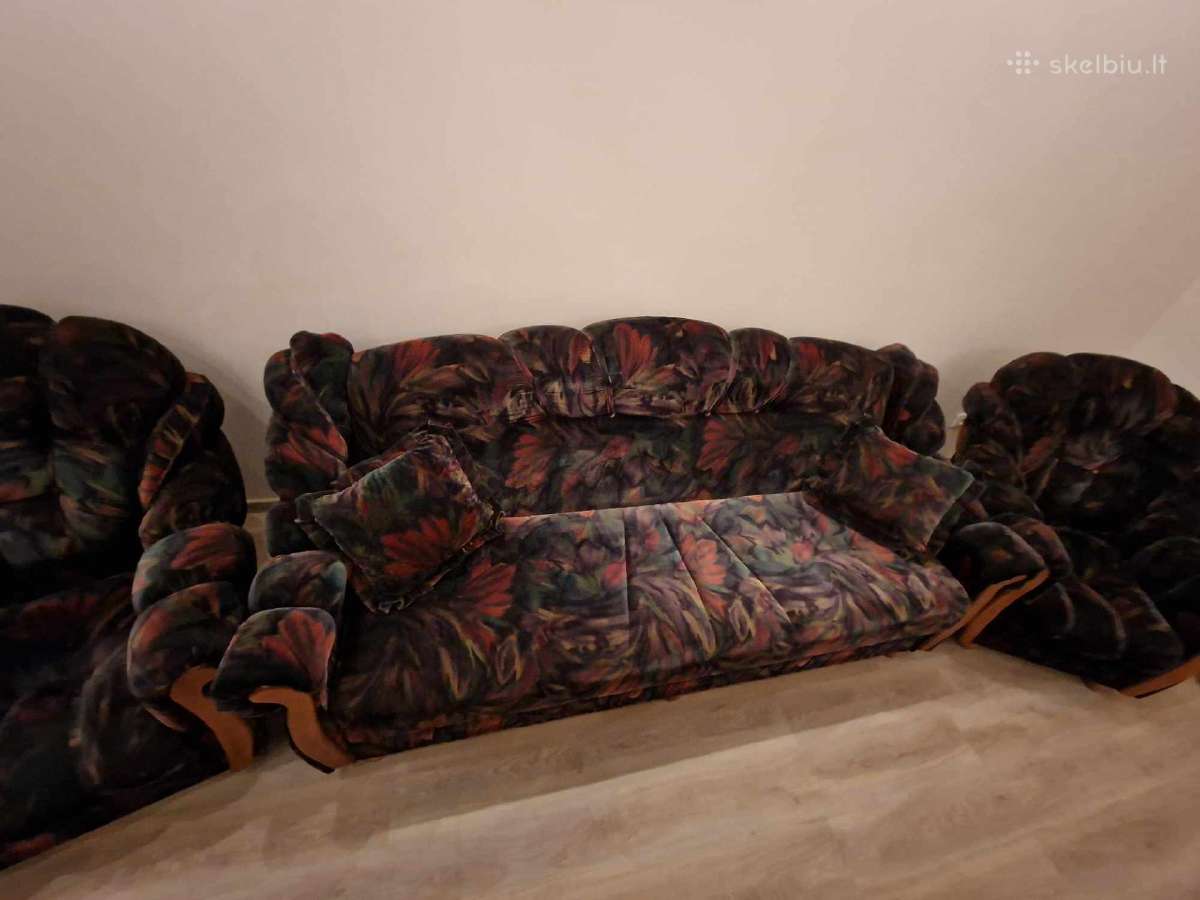 Geros kokybės sofų rinkinys