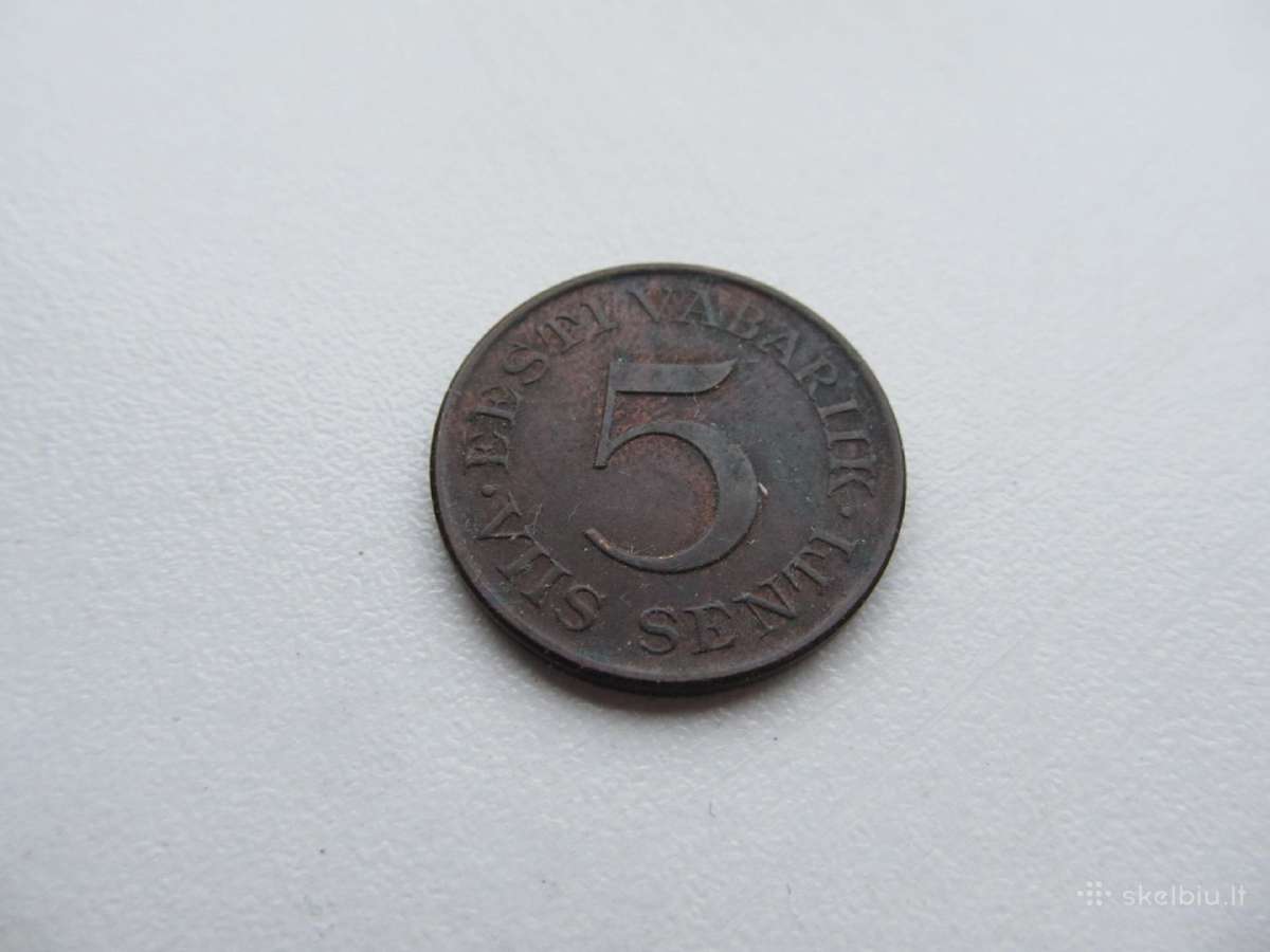 5 senti , Estija , 1931