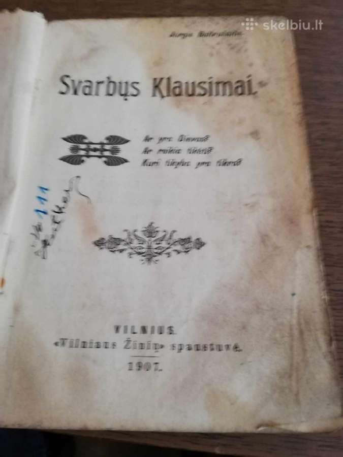 Religija 1907m - nuotraukos Nr. 2