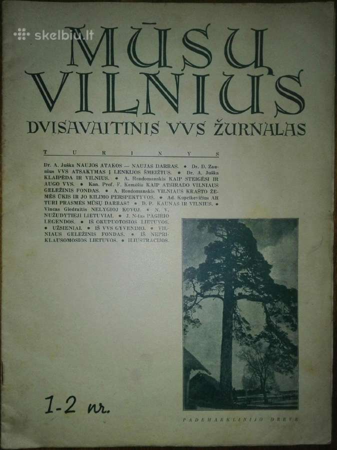 1305. Mūsų Vilnius antikvarinis-kolekcinis žurnala