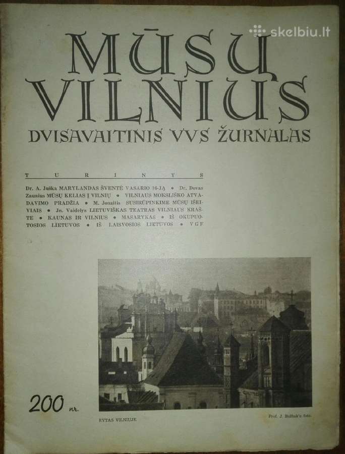 1305. Mūsų Vilnius antikvarinis-kolekcinis žurnala - nuotraukos Nr. 5