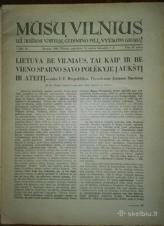 1305. Mūsų Vilnius antikvarinis-kolekcinis žurnala - nuotraukos Nr. 9