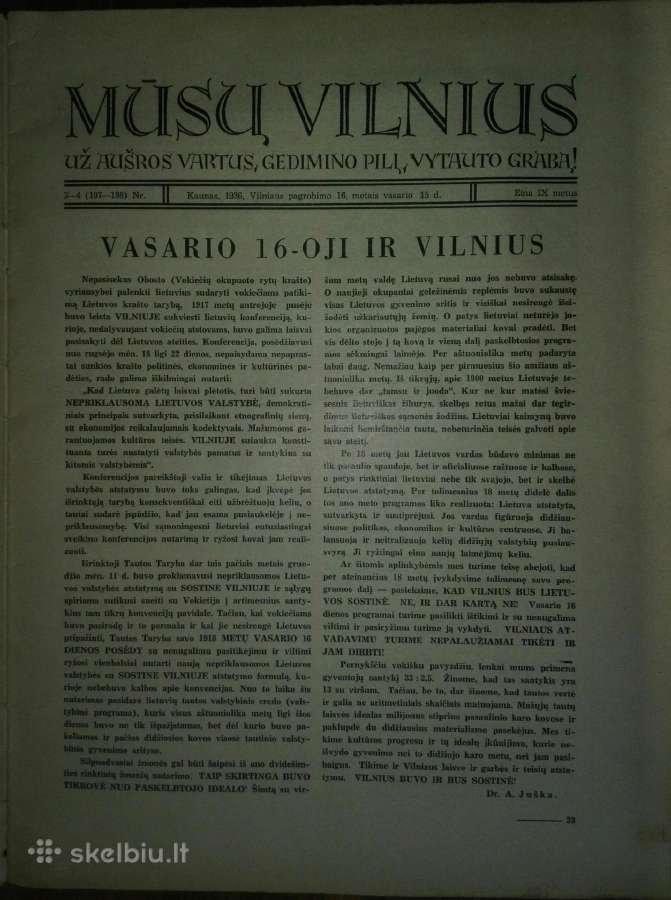 1305. Mūsų Vilnius antikvarinis-kolekcinis žurnala - nuotraukos Nr. 14
