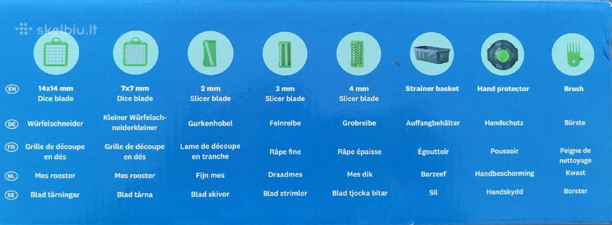 Daržovių Pjaustyklė 5in1 - nuotraukos Nr. 2