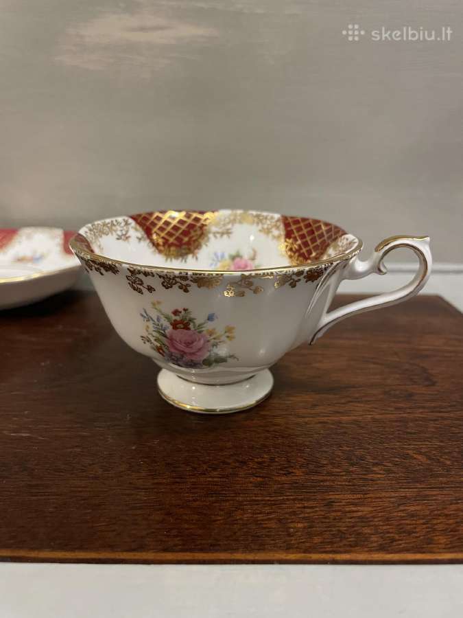 Puodelis su lėkštute Royal Albert - nuotraukos Nr. 5