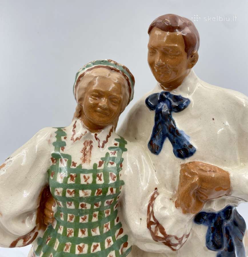 Kolekcinė Kauno dailė statulėlė Šokėjai - nuotraukos Nr. 7