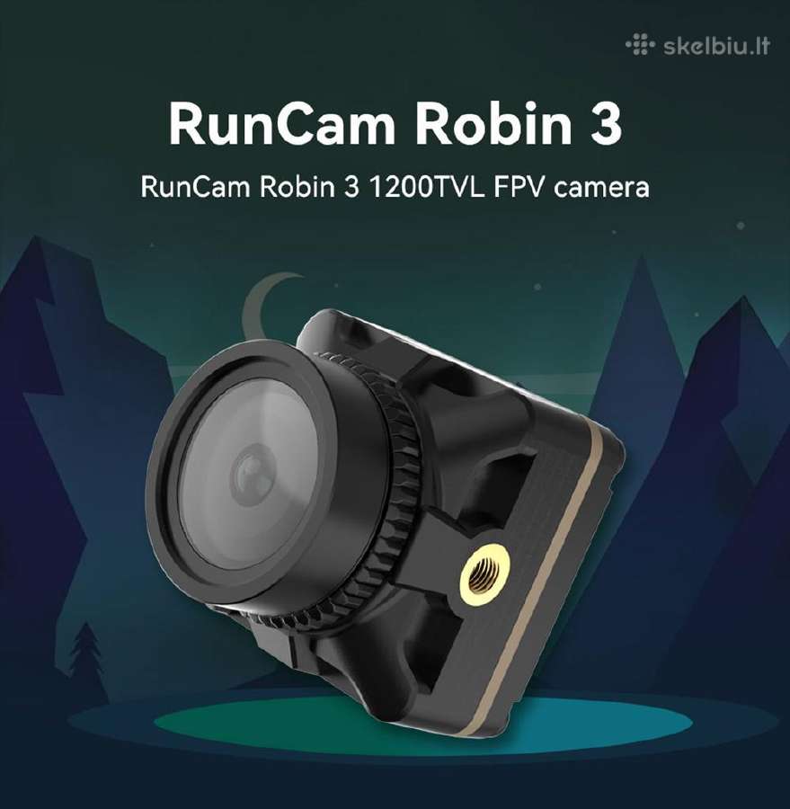 Naujos fpv kameros Runcam Robin 3 - nuotraukos Nr. 4