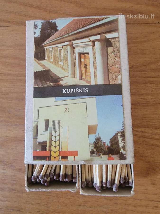 Suvenyrinė degtukų dėžutė "Kupiškis" - nuotraukos Nr. 3