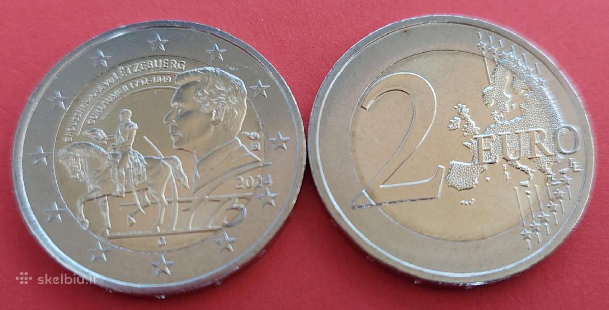 Liuksemburgas 2024m.2€ “Guillaume II “Unc